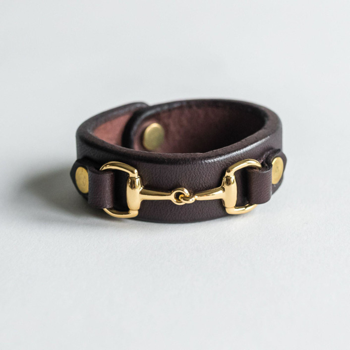 The Horse Bit Napkin Ring in Tobacco