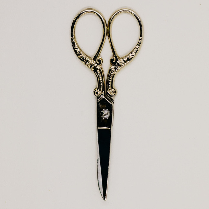 Vintage Style Scissors Simon Gold