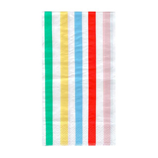 This is a multicolor decorative paper napkins by Jollity and Co called off to the fair guest napkins - pack of 16 in standard