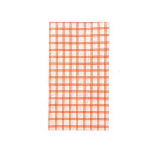 This is a red decorative paper napkins by Jollity and Co called baking spirits bright light red gingham guest napkins - set of 16 in standard