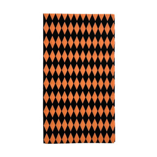 This is a multicolorassorted-colors decorative paper napkins by Jollity and Co called check it! halloween guest napkins - set of 16 in standard