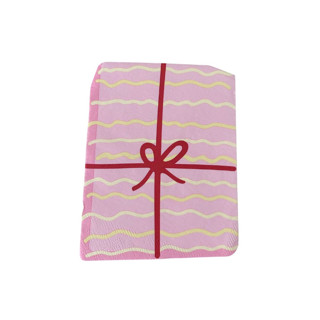 This is a pink decorative paper napkins by Jollity and Co called joy petite napkins - set of 16 in standard