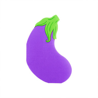 This is a purple decorative paper napkins by Jollity and Co called le dinner eggplant guest napkins - set of 16 in standard