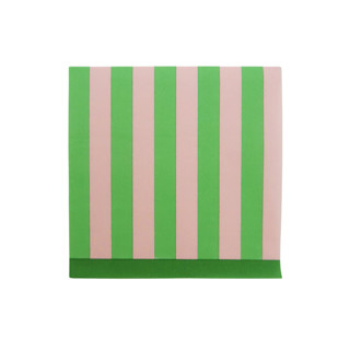 This is a multicolor decorative paper napkins by Jollity and Co called camp bachelorette stripe cocktail napkins - set of 20 in standard