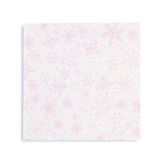 This is a pink decorative paper napkins by Jollity and Co called frosted large napkins - set of 16 in standard