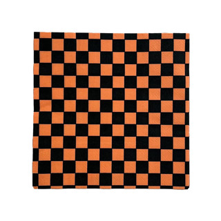 This is a multicolorassorted-colors decorative paper napkins by Jollity and Co called check it! halloween large napkins - set of 16 in standard