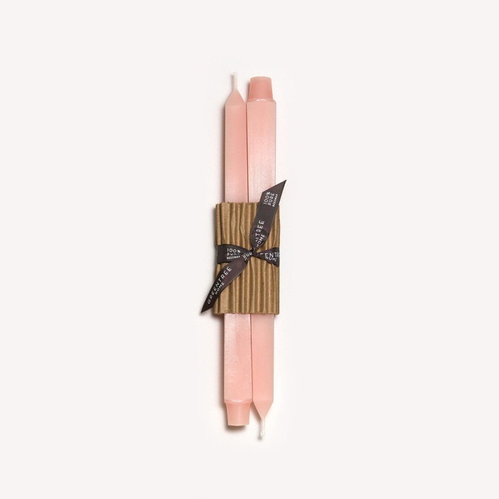 12" Square Tapers (pair) Blush