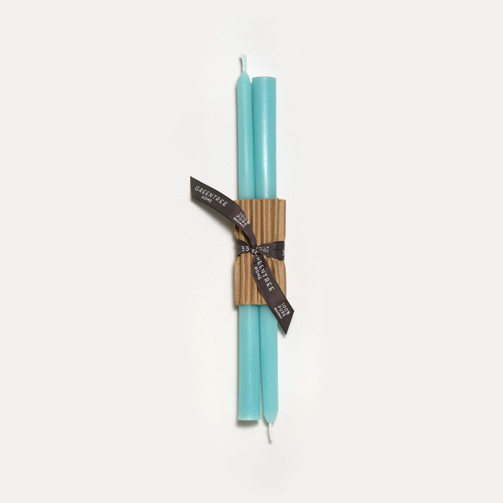 12" Everyday Tapers (pair) Robin's Egg Blue