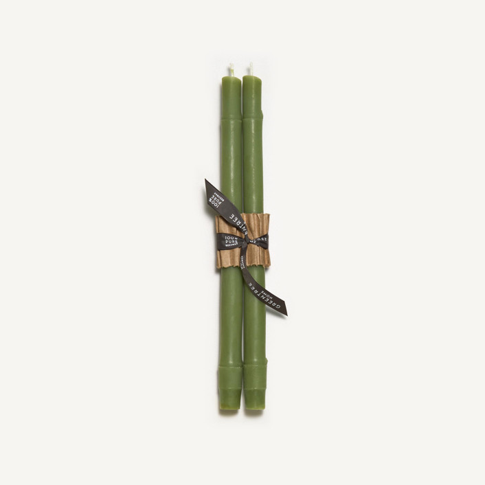 12" Bamboo Tapers (pair) Sage