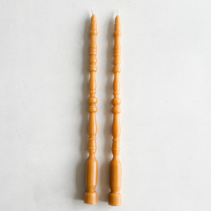SET OF 2 - SPINDLE LEG TAPERS // ORO