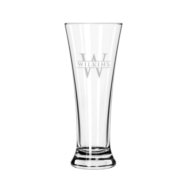 Custom Glass Beer Pilsner by Papel Custom Design