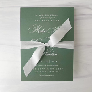 This is a white wedding ribbon by Honey Silks Co called 3/4" x 5 yards cotton ribbon - white in standard