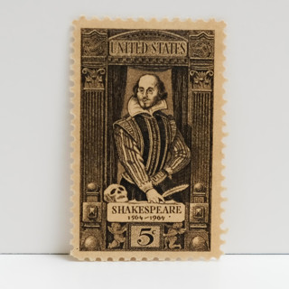 MIN-5O6-MXS - Vintage Unused Stamps - William Shakespeare, 5 cent - Set of 5