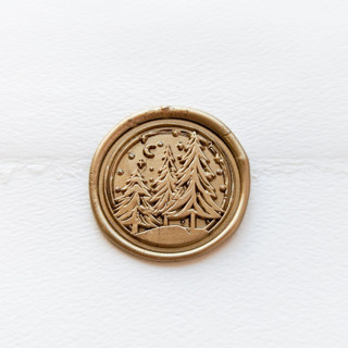 This is a multicolor wax seals by Inkspiringletters called in the woods- customizable color - set of 25 hand-crafted wax seals in standard