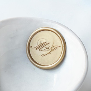 This is a multicolorassorted-colors wax seals by Abby Choi called small script initial wax seals, pack of 50, customizable color in standard