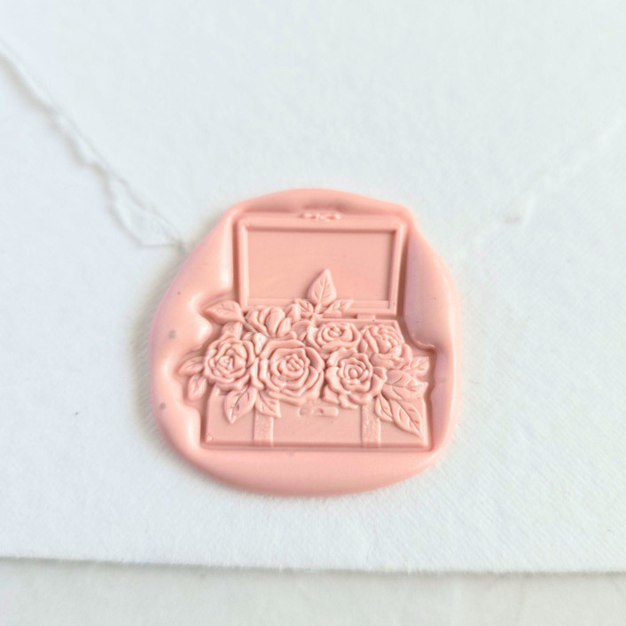 Pack your Bags- Customizable Color- Set of 25 Hand-crafted Wax Seals