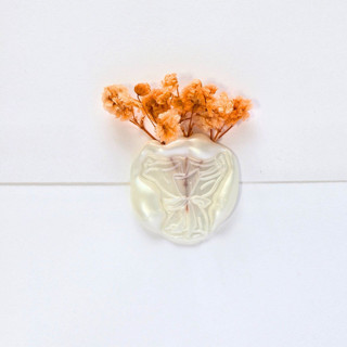 This is a multicolor wax seals by Inkspiringletters called bouquet wrap- dried orange florals - customizable wax color- set of 25 wax seals in standard