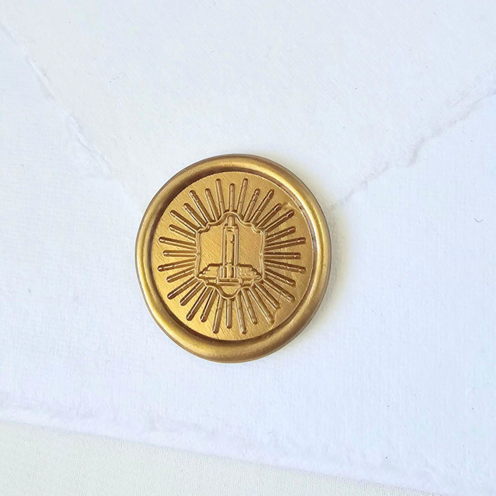 Empire State- Customizable Color- Set of 25 Hand-crafted Wax Seals