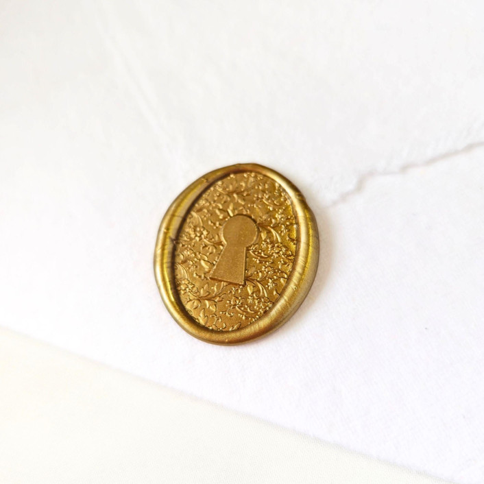 Secret Garden- Customizable Color- Set of 25 Hand-crafted Wax Seals