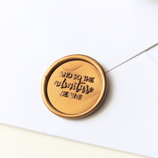 This is a multicolor wax seals by Inkspiringletters called and so the adventure begins- customizable color- set of 25 hand-crafted wax seals in standard