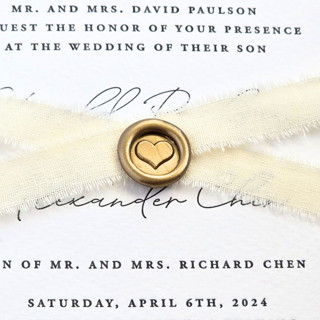 This is a multicolor wax seals by Inkspiringletters called mini hearts & bows- customizable color- set of 25 hand-crafted wax seals in standard