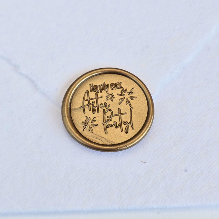 After Party- Customizable Color- Set of 25  Hand-crafted Wax Seals