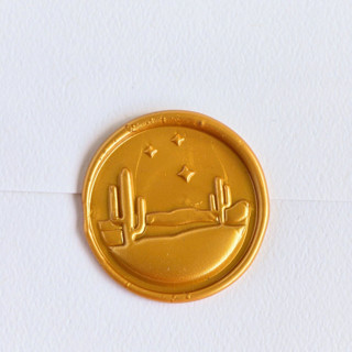 This is a multicolor wax seals by Inkspiringletters called arizona night sky- customizable color- set of 25 hand-crafted wax seals in standard