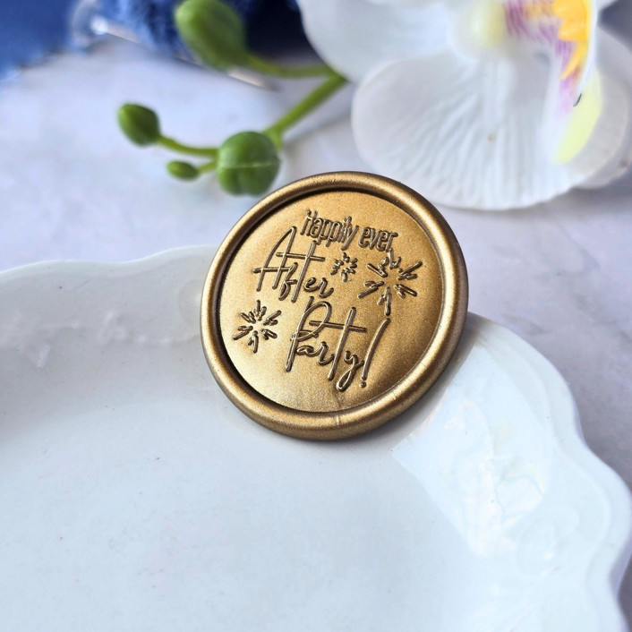 After Party- Customizable Color- Set of 25 Hand-crafted Wax Seals