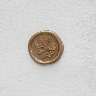 This is a multicolorassorted-colors wax seals by Clove and Cedar Design called custom rose wax seals | set of 50 in standard