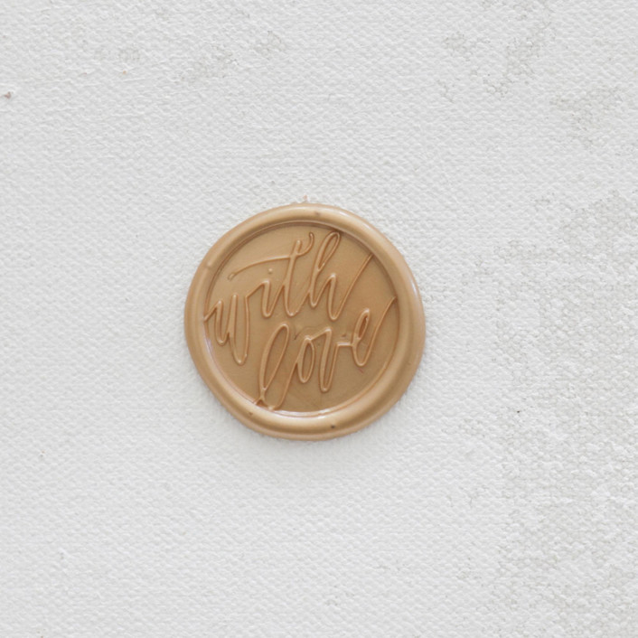 Custom with Love Wax Seals | Set of 50