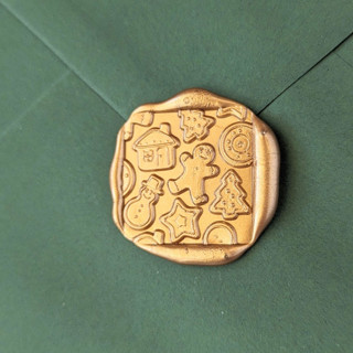This is a multicolor wax seals by Inkspiringletters called sugar cookies- customizable color- set of 25 hand-crafted wax seals in standard