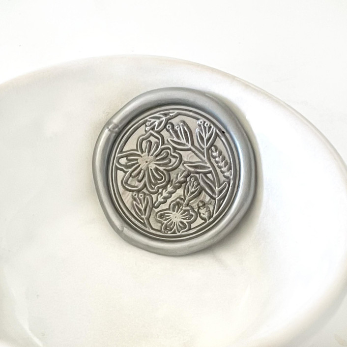 Garden Flowers Wax Seal  Pack of 10, Customizable Color