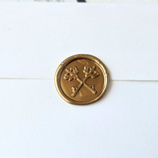 This is a multicolor wax seals by Inkspiringletters called scepters- customizable color- set of 25 hand-crafted wax seals in standard