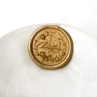 This is a multicolorassorted-colors wax seals by Abby Choi called christmas wax seal, pack of 10, customizable color in standard