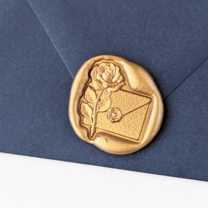 Love Letter- Customizable Color- Set of 25 Wax SealsHand-crafted Wax Seals
