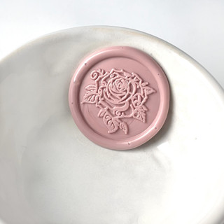 This is a multicolorassorted-colors wax seals by Abby Choi called rose line wax seal, pack of 10, customizable color in standard