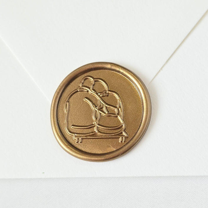 Grow Old with Me- Customizable Color- Set of 25 Hand-crafted Wax Seals