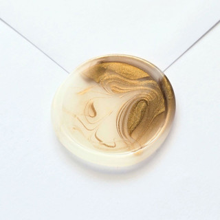 This is a multicolor wax seals by Inkspiringletters called marble - customizable colors- set of 25 hand-crafted wax seals in standard