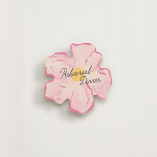 This is a petal insert cards with standard by Creo Study called watercolor florals printing on signature in standard