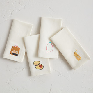 This is a linen table linens by Elliot Stokes called food in standard