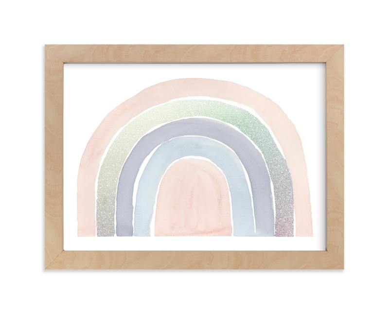 pastel rainbow Wall Art Prints by Kate Ahn | Minted