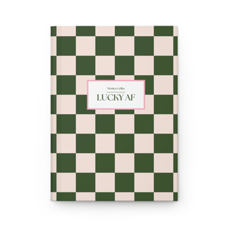 This is a multicolorassorted-colors journals by X Femme d Affaires called lucky af personalized journal in standard