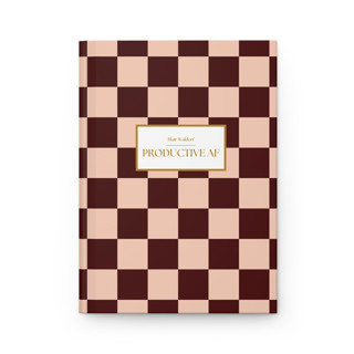This is a multicolorassorted-colors journals by X Femme d Affaires called productive af personalized journal in standard