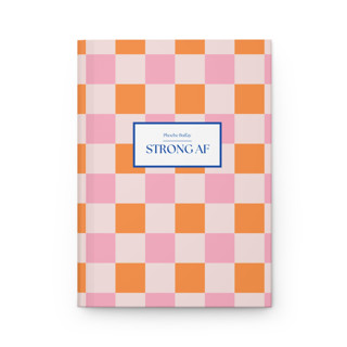 This is a multicolorassorted-colors journals by X Femme d Affaires called strong af personalized journal in standard