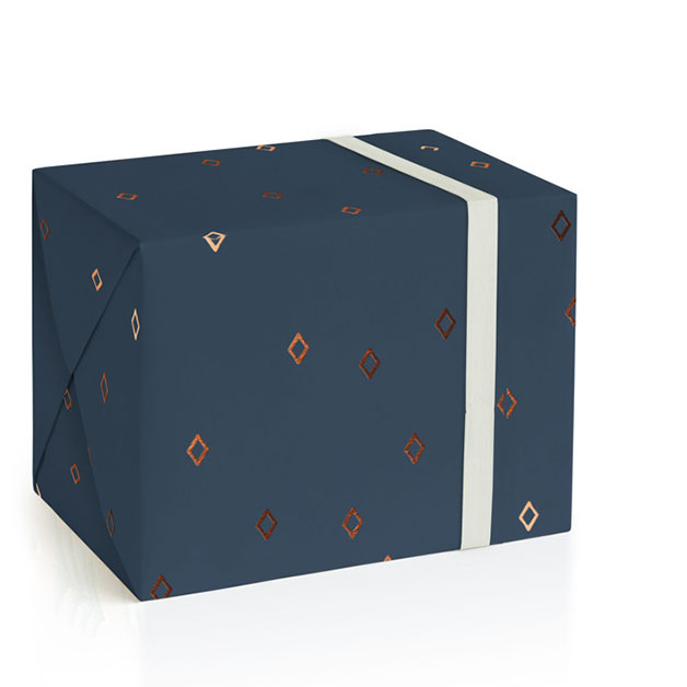 This is a midnight wrapping paper by Liz Conley called tiny diamonds in standard