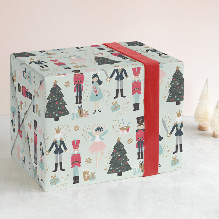 Nutcracker Suite Wrapping Paper from Minted