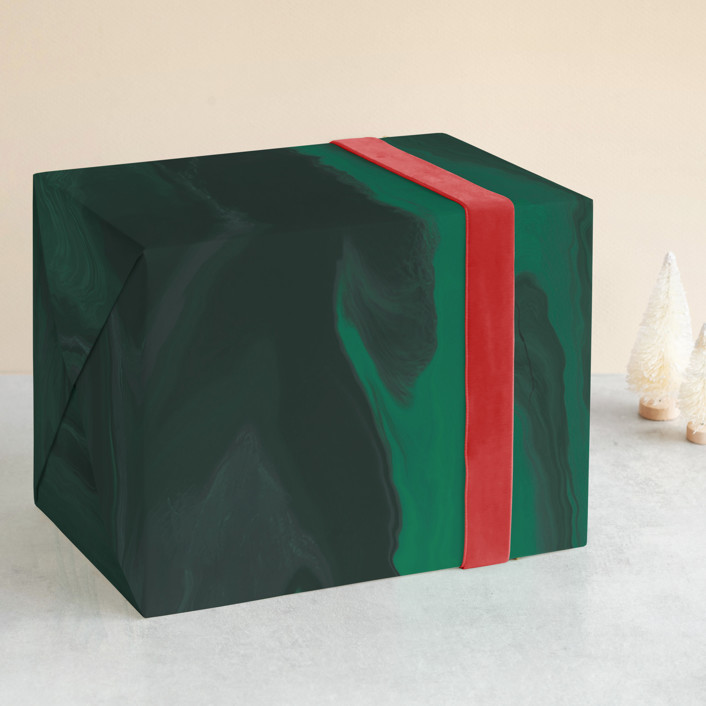 Shades of Emerald Wrapping Paper