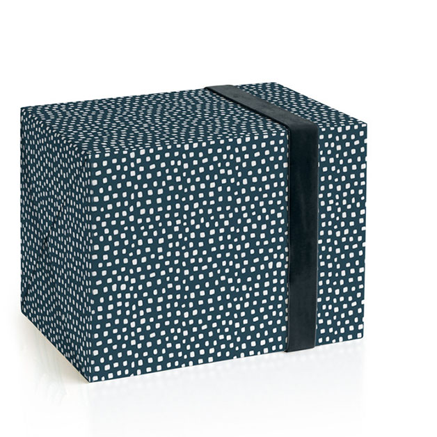 This is a sapphire wrapping paper by Beth Schneider called gravel in standard