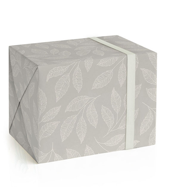 This is a fog wrapping paper by Brandy Folse called flowing leaves in standard
