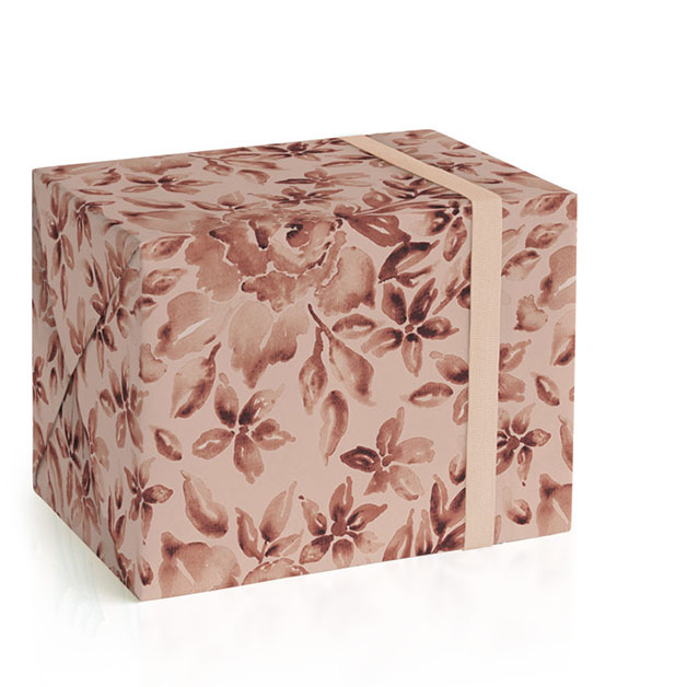 This is a blush wrapping paper by Chris Griffith called coming up roses in standard